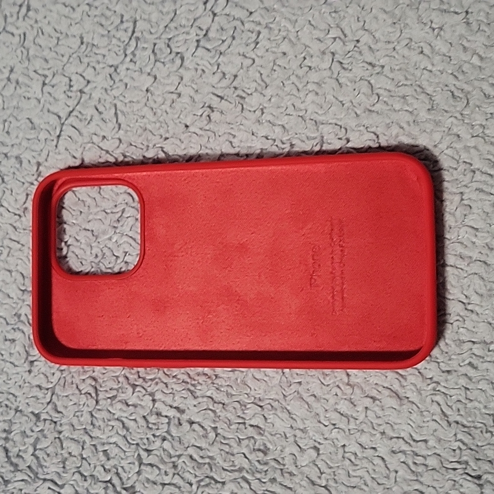 Apple Red Protective Phone Case for iPhone - Picture 3 of 5